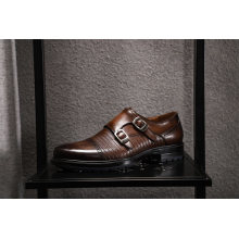Zapatos casuales de moda transpirables de negocios de cuero para hombres
